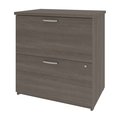 Bestar Bestar Universel 29W Lateral File Cabinet  in bark grey 46630-1147